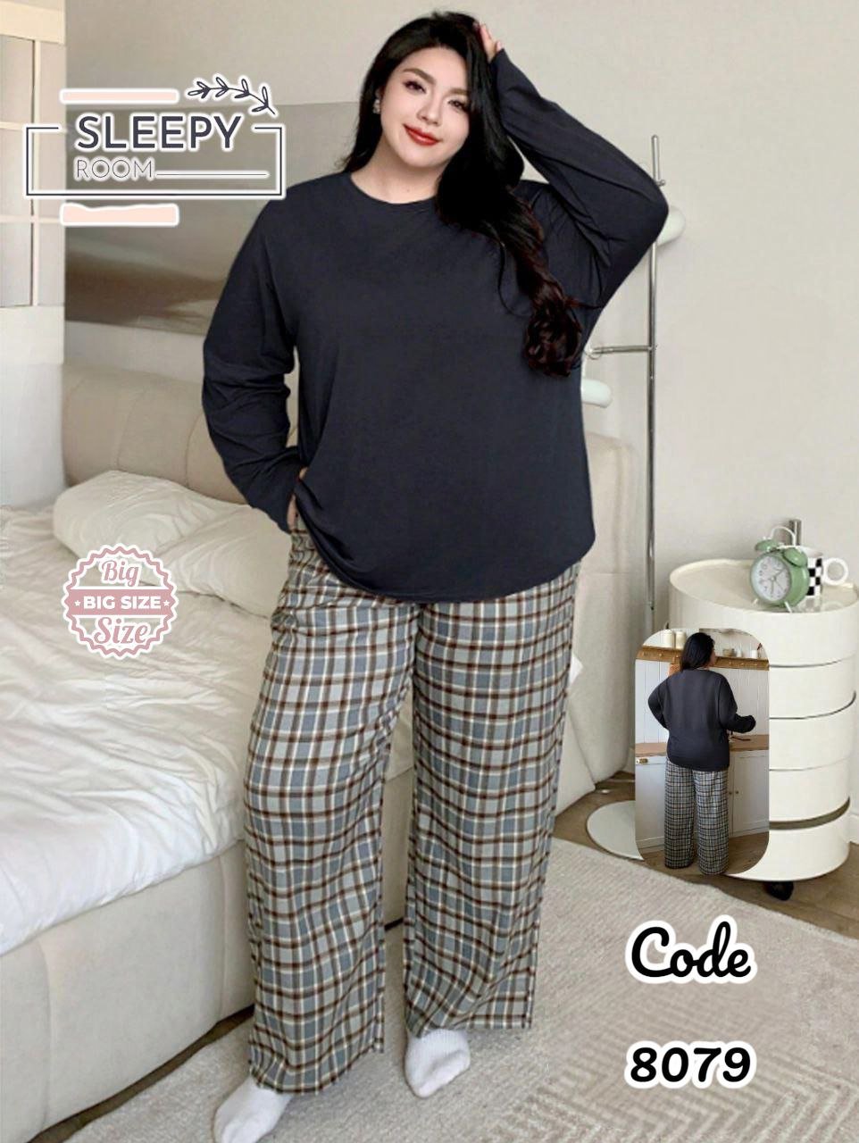 بيجامة خريفية بيج سايز