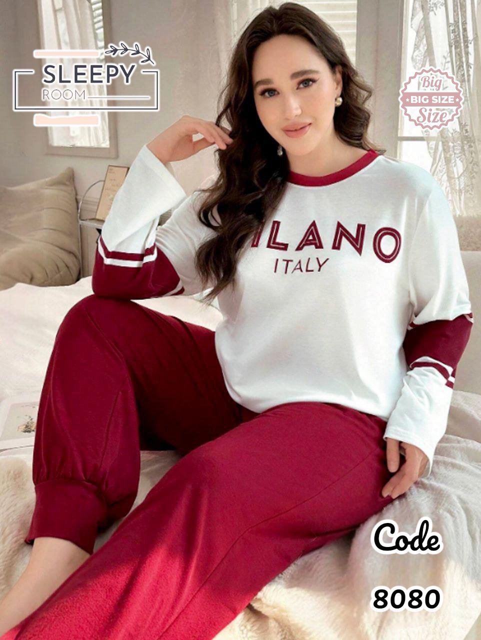 بيجامة خريفية بيج سايز